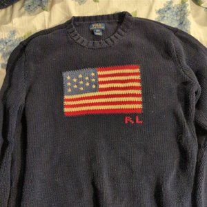 POLO Ralph Lauren American flag sweater